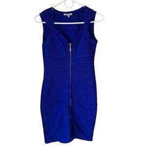 Blue Bandage Bodycon Dress Herve Leger style NWOT
